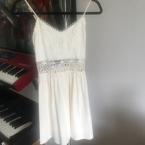Topshop cream cotton sundress (with tags)